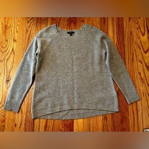 J.Crew Wool Sweater with Black Leather Elbow Pads - size Small